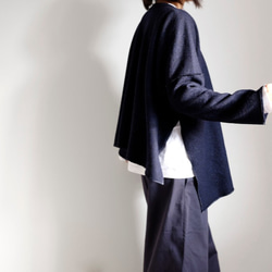 *已售出* Basque Knit / Wide Square Long Sleeve / Rayon Wool Knit [D 第5張的照片