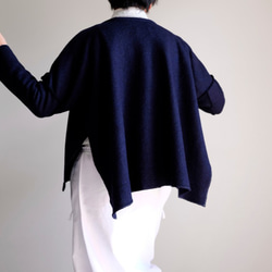 *已售出* Basque Knit / Wide Square Long Sleeve / Rayon Wool Knit [D 第10張的照片