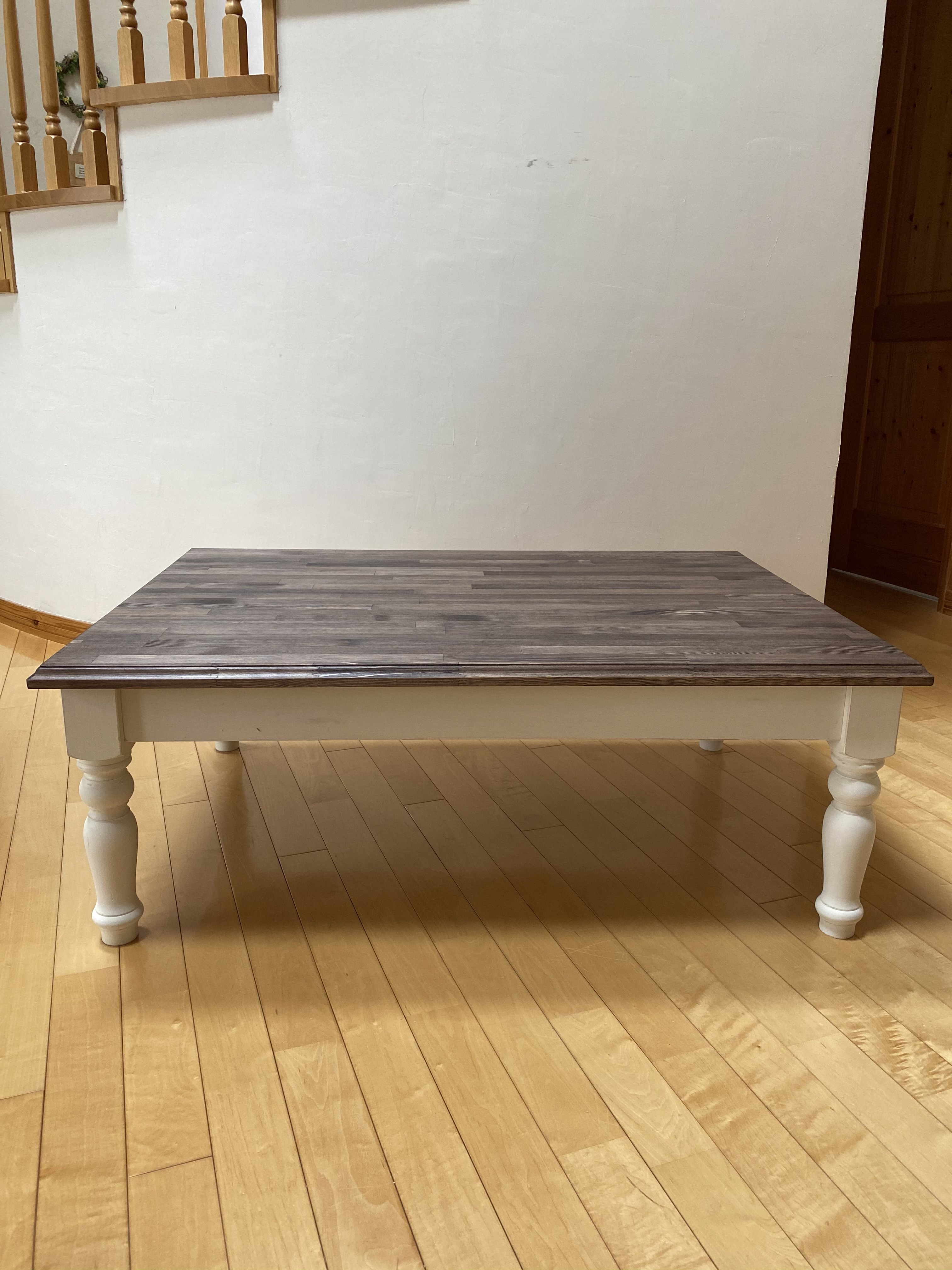 アンティークエボニー色のこたつテーブル