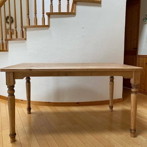 木製 こたつテーブル アンティーク　 美品 アンティーク調のダイニングこたつテーブル こたつ lafamille 通販