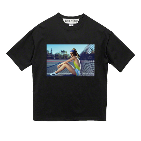 真珠の耳飾りの少女　17才　意識高い系　フェルメール　ブラックTシャツ　【 インクジェット 】 2枚目の画像