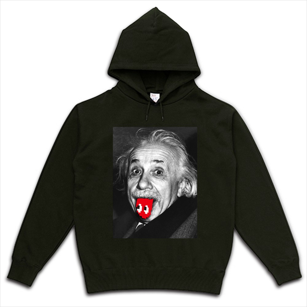 テヘペロ アインシュタイン　RED TYPE　スウェットパーカー　【 インクジェット 】