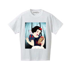 白雪姫 アブダクト　Forest　ホワイトTシャツ　【 インクジェット 】 2枚目の画像