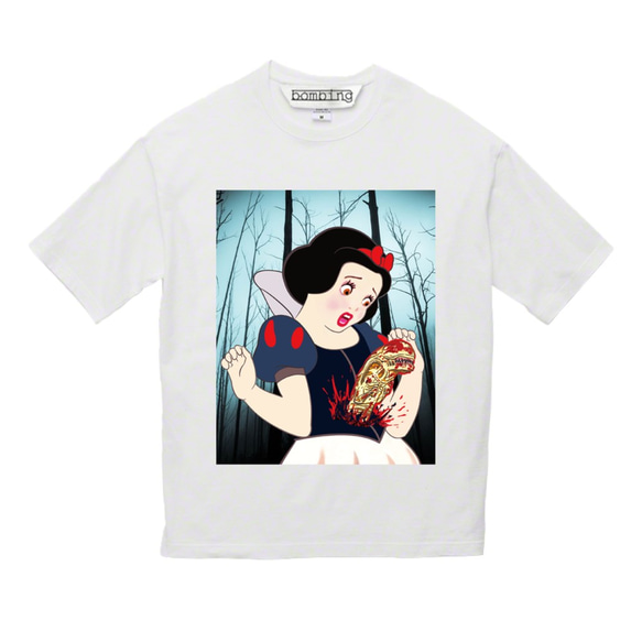 白雪姫 アブダクト　Forest　ホワイトTシャツ　【 インクジェット 】 4枚目の画像