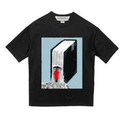 欲望　ブラックボディ　アートデザインTシャツ【 インクジェット 】 2枚目の画像