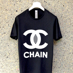 CHAIN　ブラック　Tシャツ 2枚目の画像