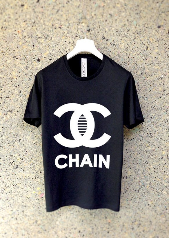 CHAIN　ブラック　Tシャツ 2枚目の画像