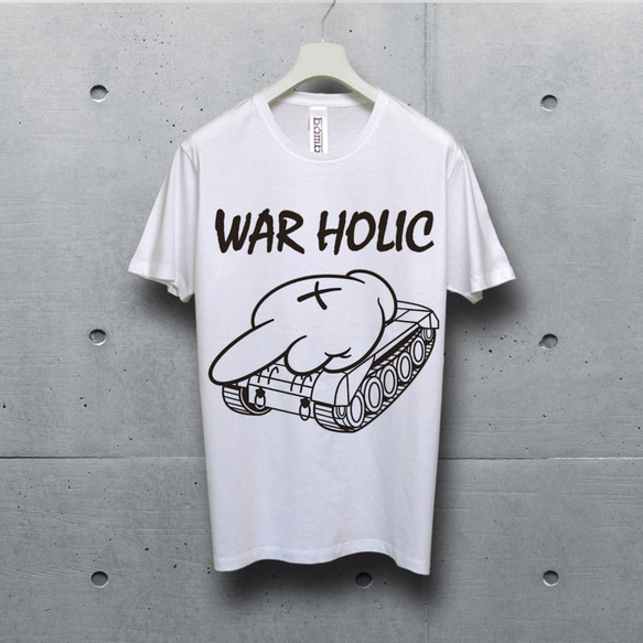WAR HOLIC　タイプM　フォントA　　Tシャツ 【 シルクスクリーン 】 3枚目の画像