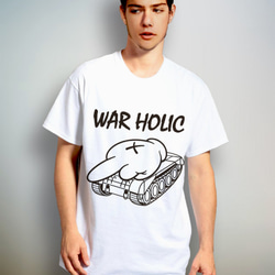 WAR HOLIC　タイプM　フォントA　　Tシャツ 【 シルクスクリーン 】 2枚目の画像