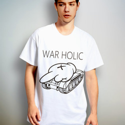 WAR HOLIC　タイプM　フォントB　　Tシャツ 【 シルクスクリーン 】 2枚目の画像