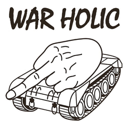 WAR HOLIC　タイプP　フォントA　( Tシャツ )【 シルクスクリーン 】 1枚目の画像