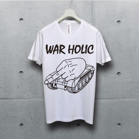 WAR HOLIC　タイプP　フォントA　( Tシャツ )【 シルクスクリーン 】 3枚目の画像