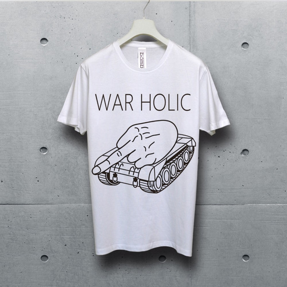 WAR HOLIC　タイプP　フォントB　　( Tシャツ )【 シルクスクリーン 】 3枚目の画像