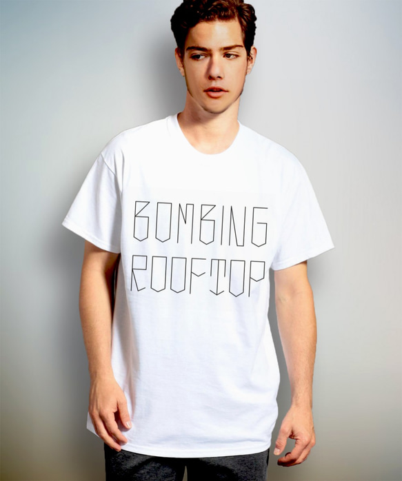 bombing logo (B) 　（ Tシャツ ）【 シルクスクリーン 】 2枚目の画像