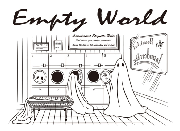 Empty World　ドルマンTシャツ　 1枚目の画像