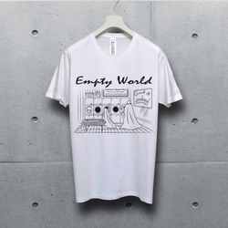 Empty World　（ ポップでキッチュなオバケちゃん Tシャツ ）【 シルクスクリーン 】 3枚目の画像