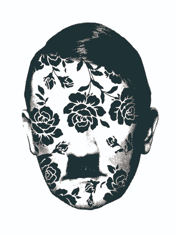 A・H シリーズ　タイプF　（ ポップでキッチュなヒトラー Tシャツ ）【 シルクスクリーン 】