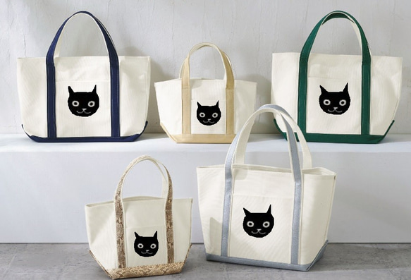 猫デザインのキャンバスバッグ zt-cabm-is-cat.jpg