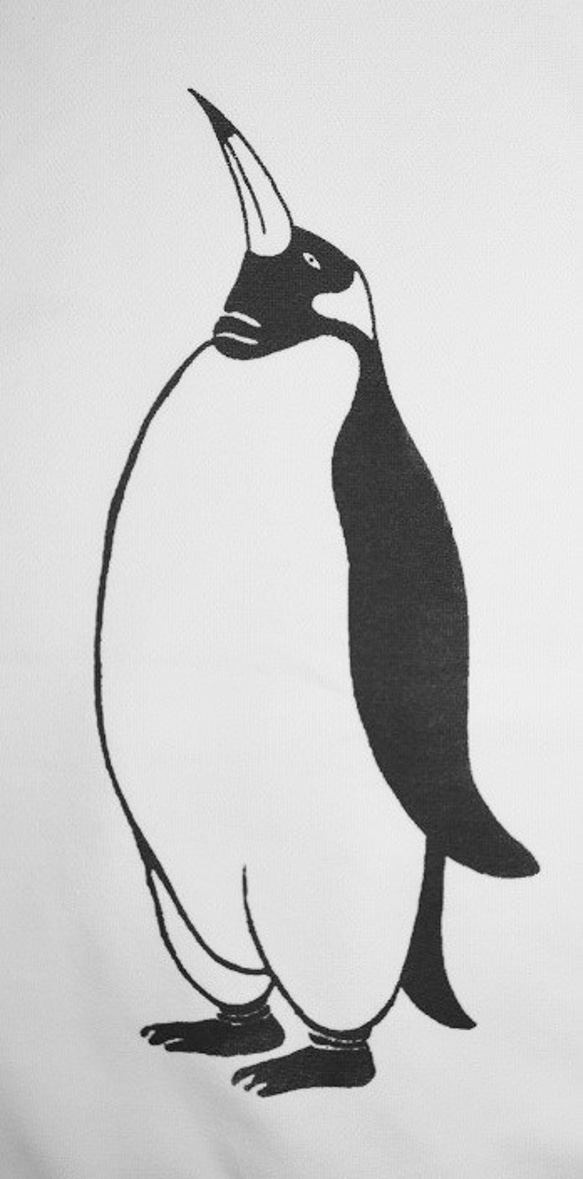 ペンギンパーカー、スウェット プルオーバーパーカ、ホワイト 2枚目の画像