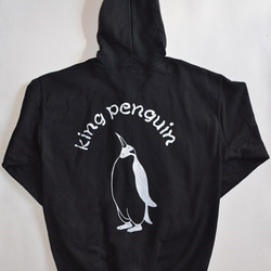 ペンギンパーカー、フード付きスウェットZIP(ジップ)、メンズ 1枚目の画像