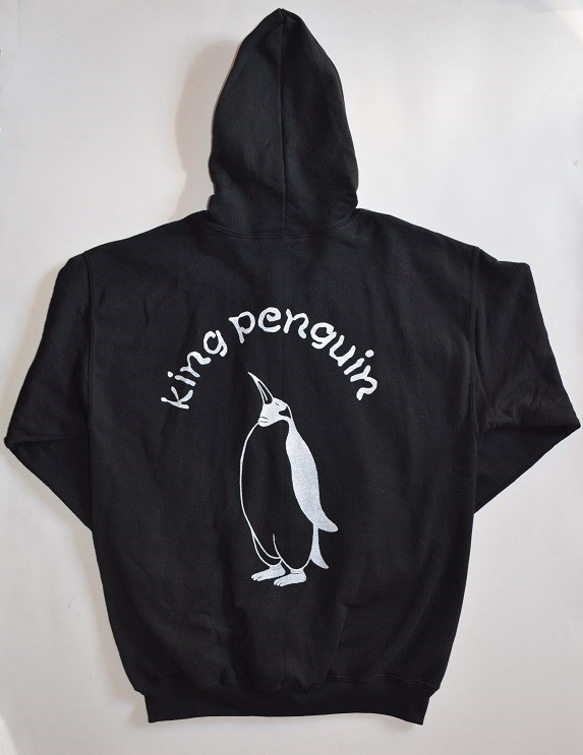 ペンギンパーカー、フード付きスウェットZIP(ジップ)、メンズ 1枚目の画像