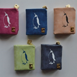 ペンギン財布、グレー、財布、収納力抜群のお財布！ 4枚目の画像