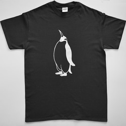 ペンギンＴシャツ、penguin、黒、送料無料、新品 1枚目の画像