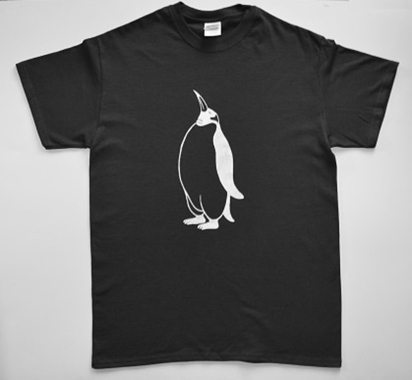 ペンギンＴシャツ、penguin、黒、送料無料、新品 1枚目の画像