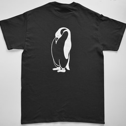 ペンギンＴシャツ、penguin、黒、送料無料、新品 2枚目の画像