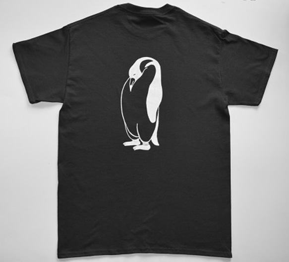 ペンギンＴシャツ、penguin、黒、送料無料、新品 2枚目の画像
