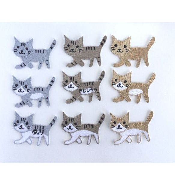 ■猫■刺繍■たくさんの中からぴったりな子を選べます 1枚目の画像