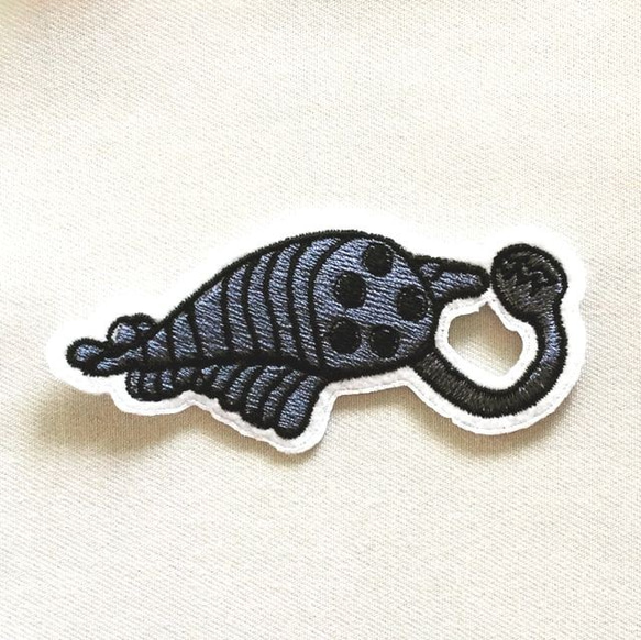 刺繍ワッペン■オパビニア■古生代のいきもの 1枚目の画像