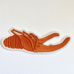 ワッペン■ヘラクレスオオカブトの蛹■刺繍 1枚目の画像