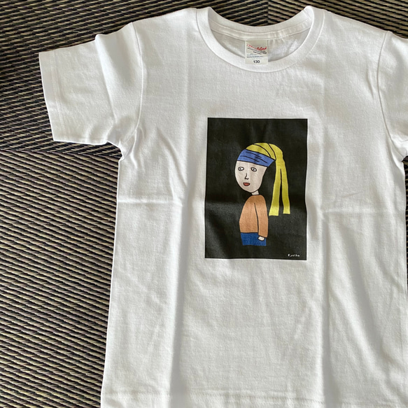 【巨匠動物園】青いハチマキのキッズTシャツ 4枚目の画像