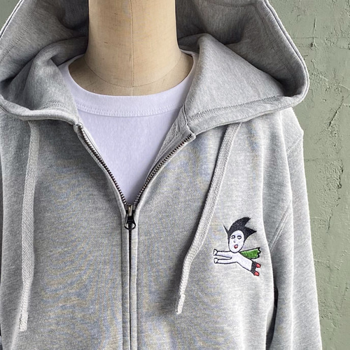 巨匠動物園】科学に弱い子 刺繍パーカー パーカー BESIDE 通販