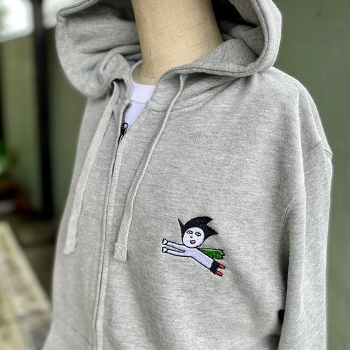VOGUE』ロゴ刺繍パーカー グレー – VOGUE Collection