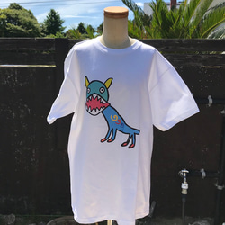 【巨匠動物園】シーサーTシャツ 3枚目の画像