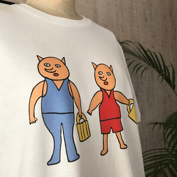 【巨匠動物園】誰と誰Tシャツ 5枚目の画像