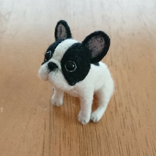 羊毛フェルト フレンチブルドッグ 羊毛フェルト フレンチブルドッグ 羊毛フェルト masapan 通販 12180350