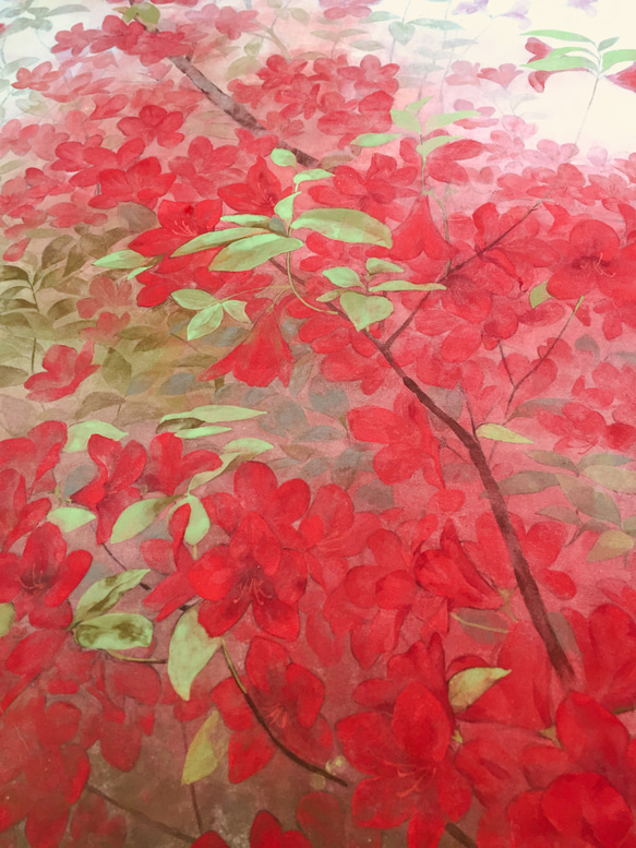 抽象画　肉質画　サインあり　2006 抽象画肉質画サインあり2006