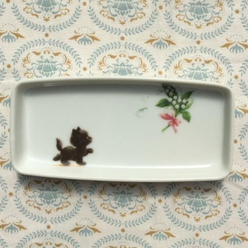 1906年 Spode シノワズリ スクエアプレート【s0008】 その他
