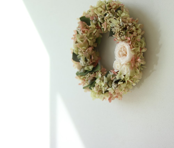 *wreath* pale pink 2枚目の画像