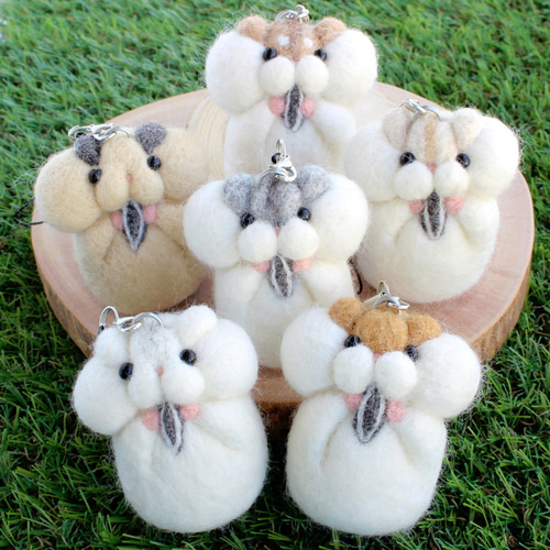 ひまわりの種！モグモグハムスター 羊毛フェルト Yuto 通販 5009394