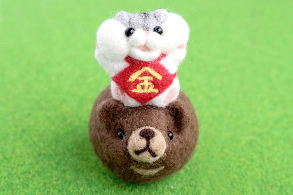 m*n様 羊毛フェルト　金太郎 羊毛フェルトde金太郎♪ | Chai Felt Design