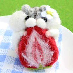 いちご（苺）・ストロベリー 羊毛フェルト のおすすめ人気通販｜Creema