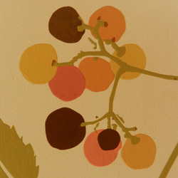 【musubu　野葡萄とカタツムリ】　原画パネル 5枚目の画像