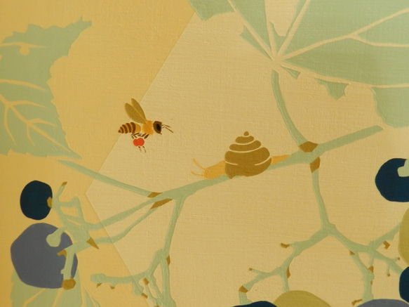 [Katarau超過字段葡萄和蜜蜂和蝸牛上]的原成幀產物 第4張的照片