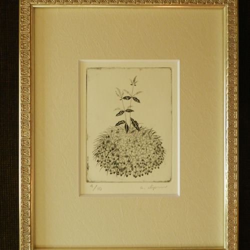 夏セール開催中 MAX80%OFF！ atelier 絵画 銅版画額装 山水草】 clip 5014101｜Creema 通販 版画
