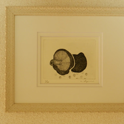 値下げ依頼分 絵画 カラー銅版画 額装品 - メルカリ