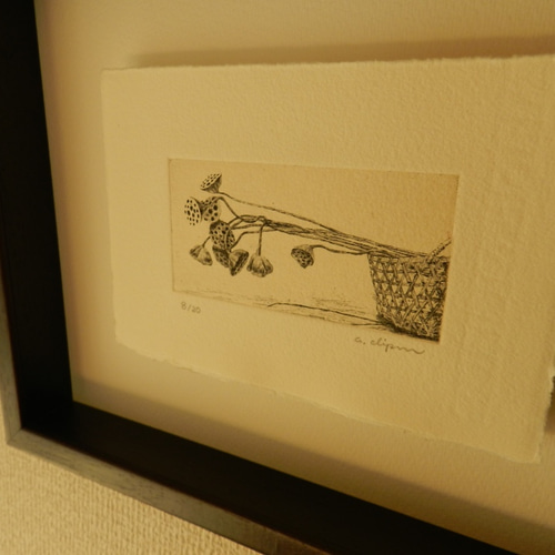 蓮と篭】銅版画額装品 その他アート atelier clip 通販 6786920 蓮と篭】銅版画額装品 その他アート atelier clip 通販 6786920